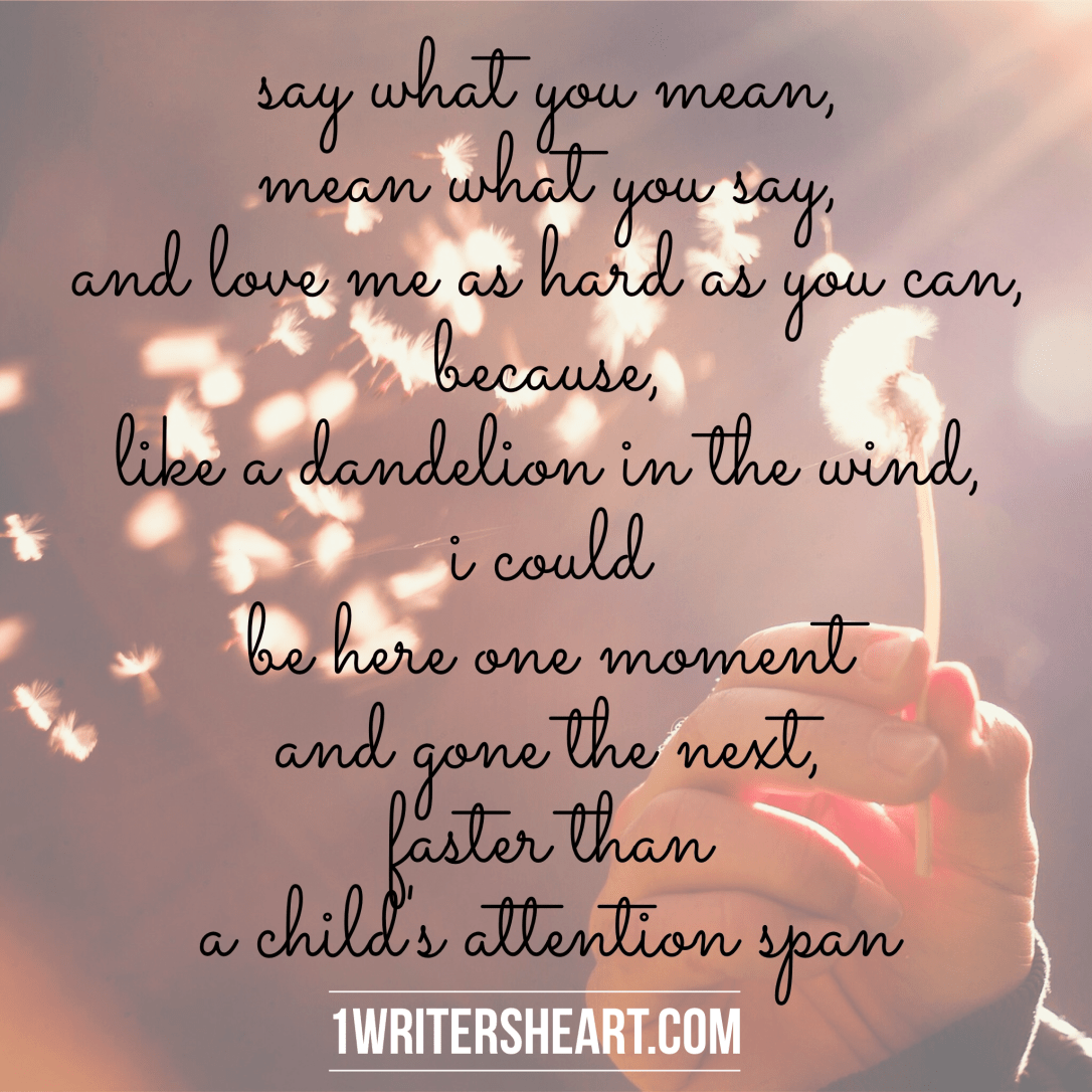 Dandelion in the wind 